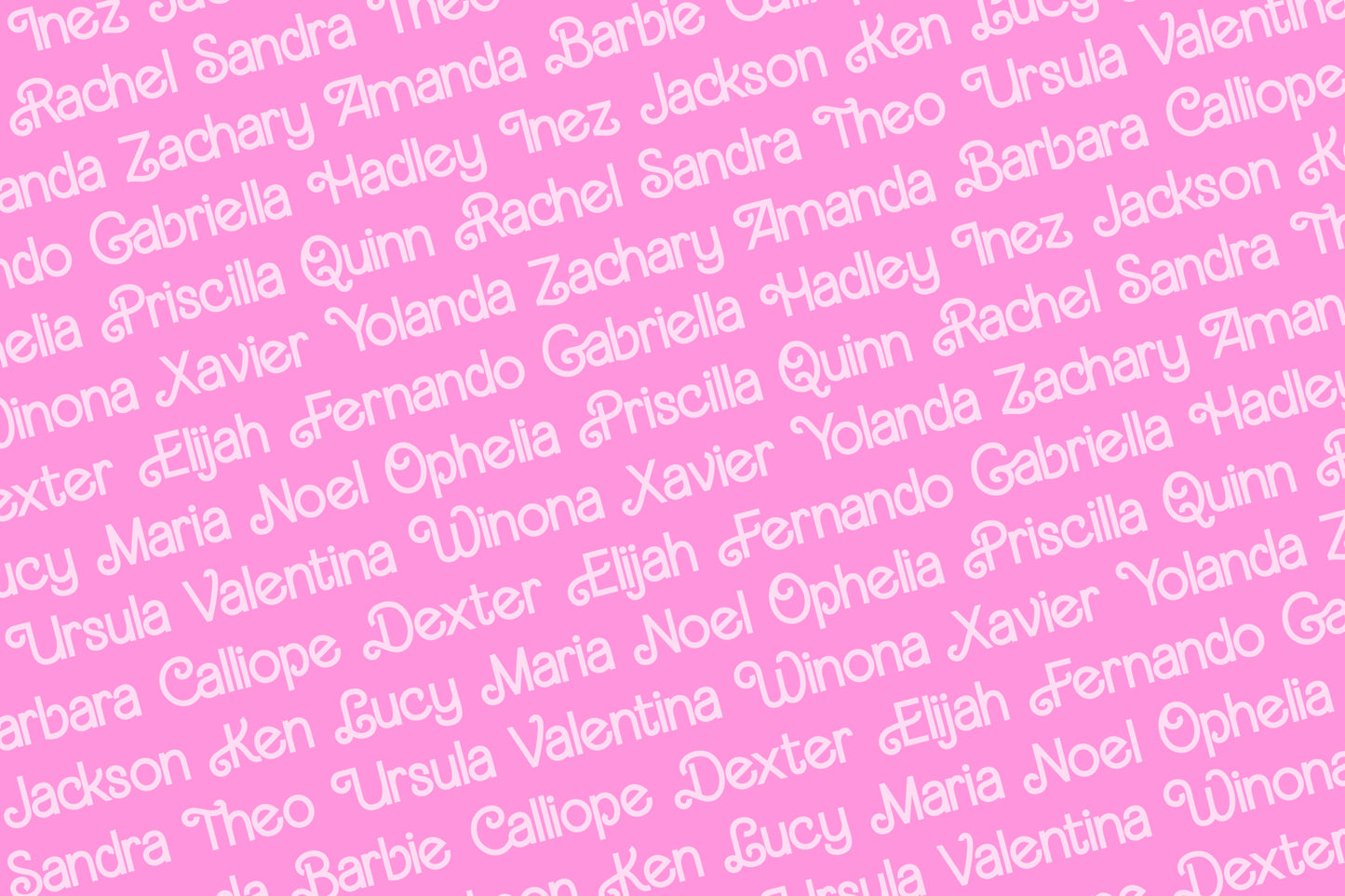 BarbyGirl Hand Drawn Font