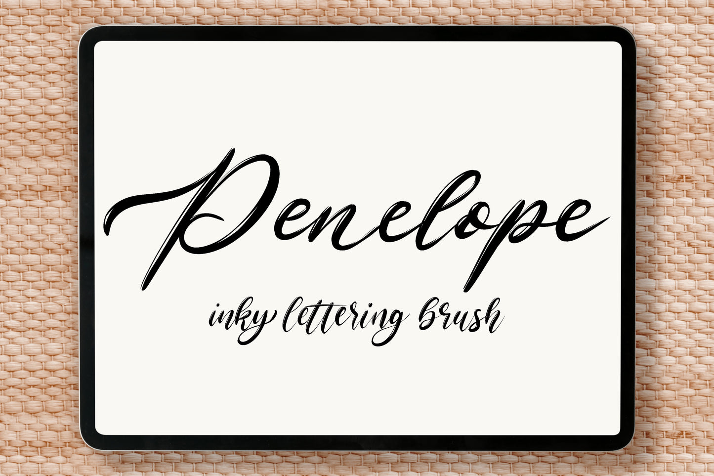 Penelope Procreate Lettering Brush