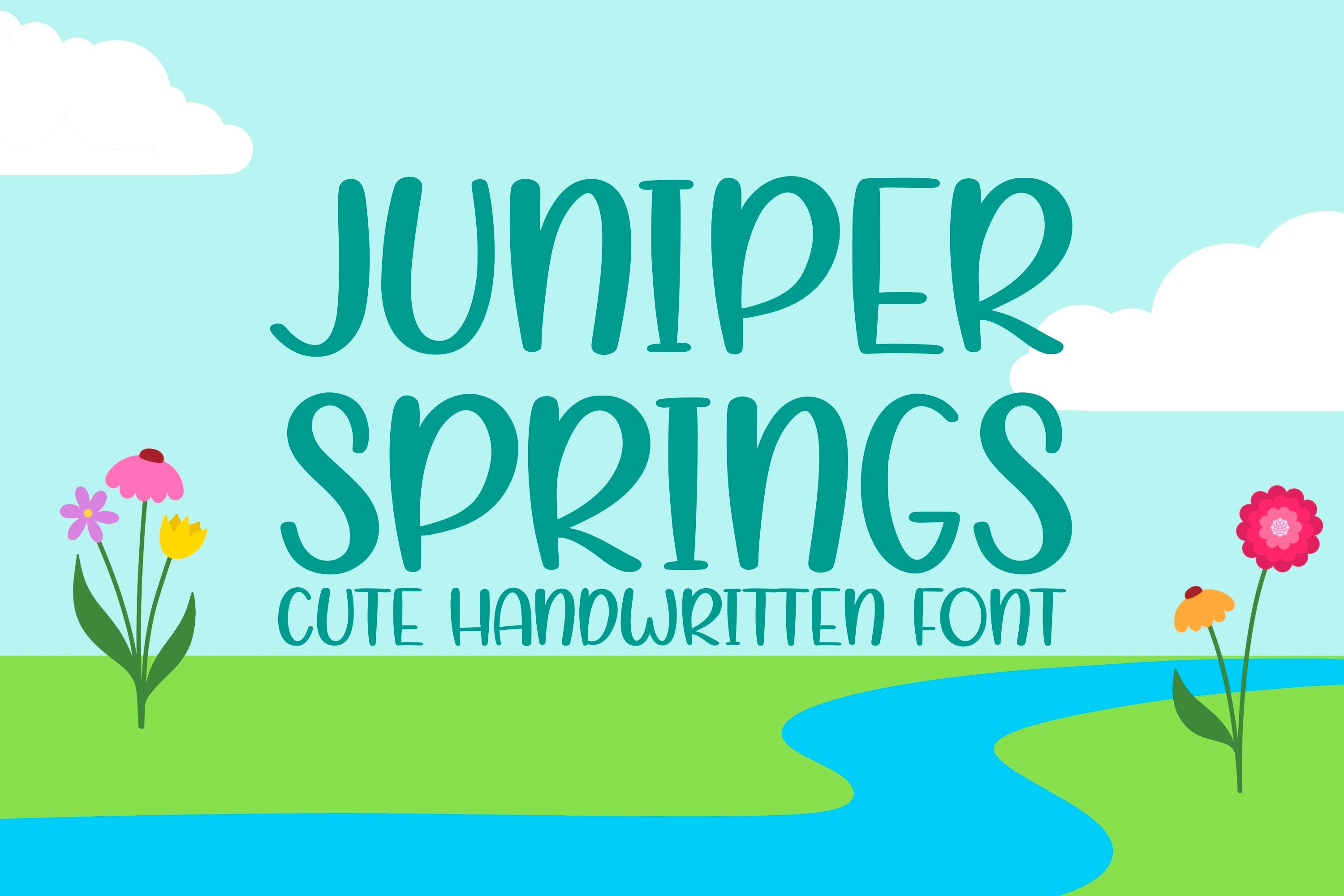 Juniper Springs Handwritten Sharpie Font The Creative Bix