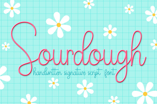 Sourdough Handwritten Script Font