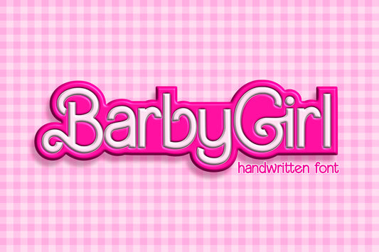 BarbyGirl Hand Drawn Font