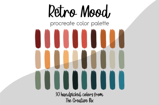Retro Mood Procreate Palette