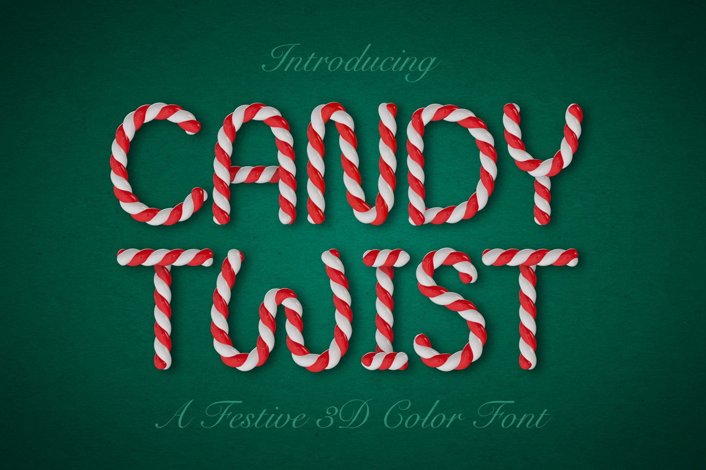 Candy Twist 3D SVG Color Font
