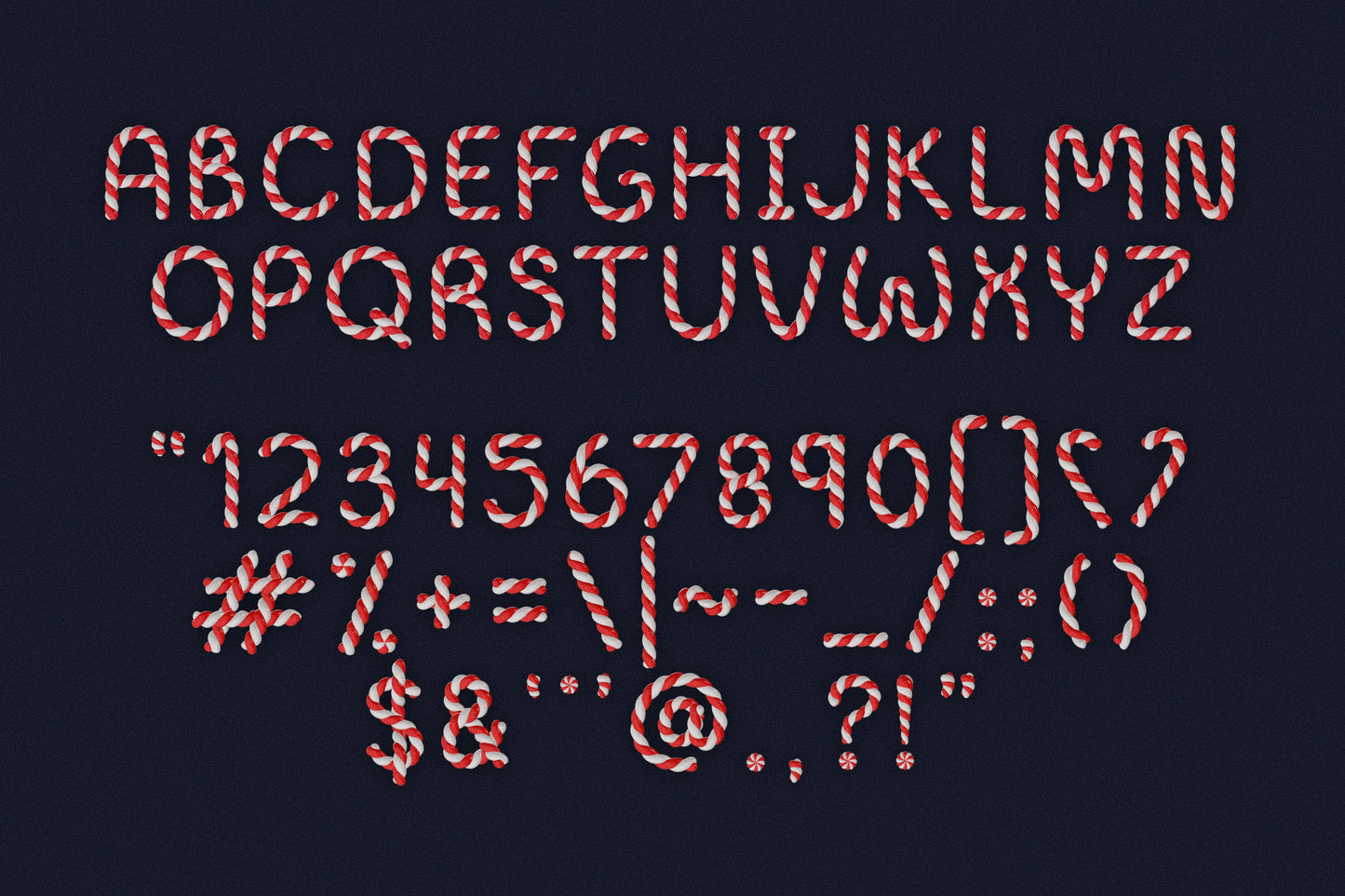 Candy Twist 3D SVG Color Font
