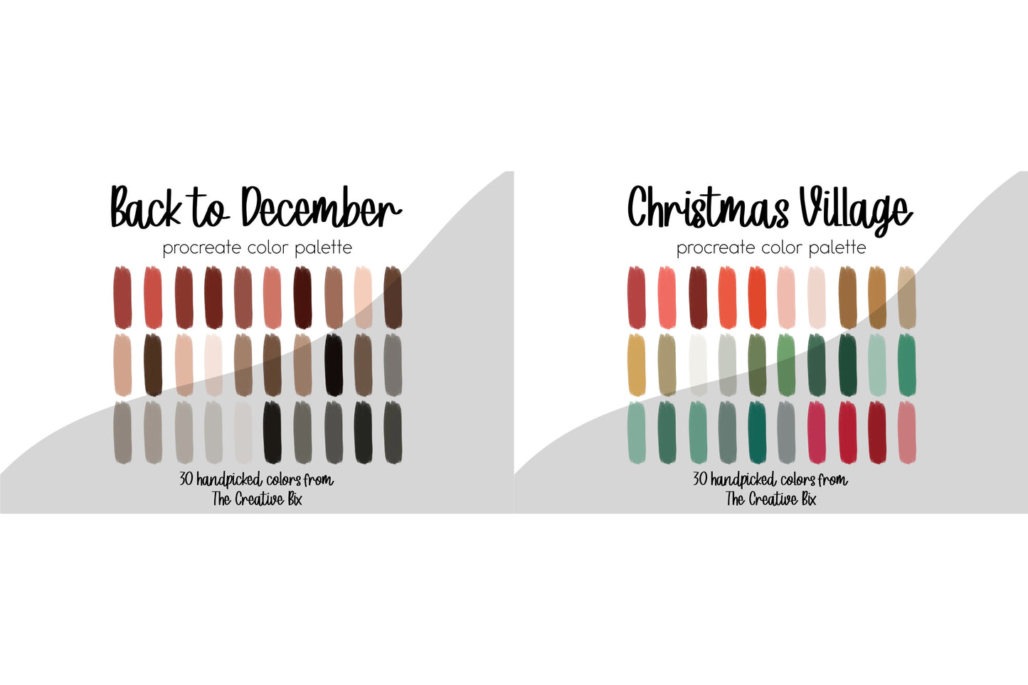 Winter Procreate Palette Bundle (420 Colors!!!)