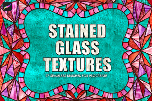 Stained Glass Texture Brushes for Procreate