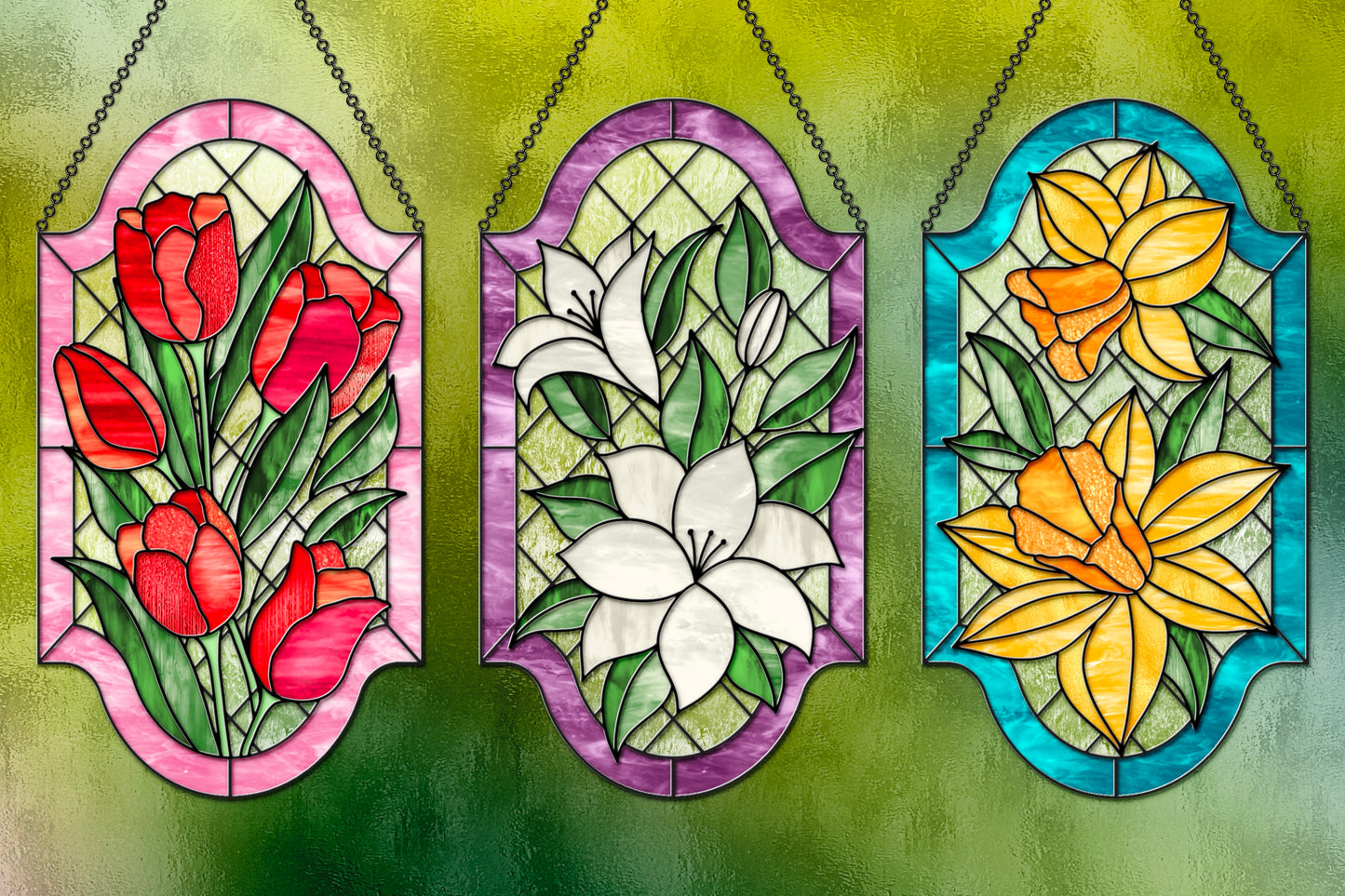 Stained Glass Texture Brushes for Procreate