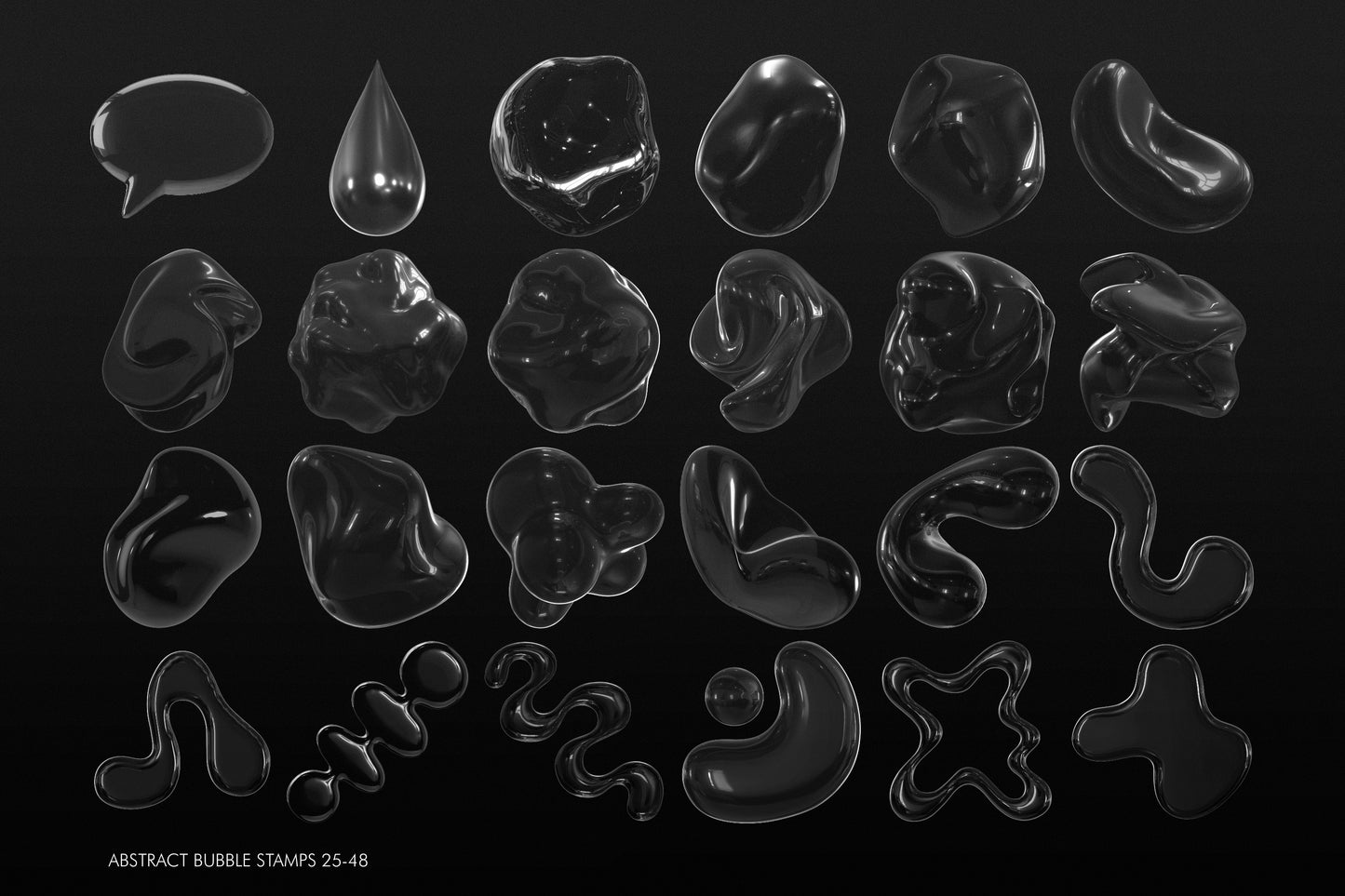 Brilliant Bubbles | 200 Brushes for Procreate