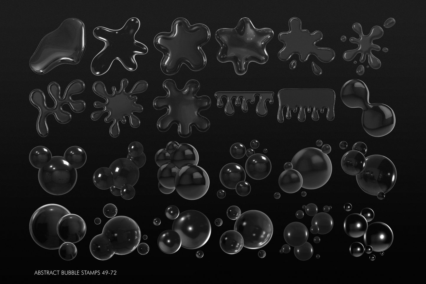 Brilliant Bubbles | 200 Brushes for Procreate