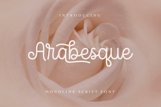 Arabesque Handwritten Script Font