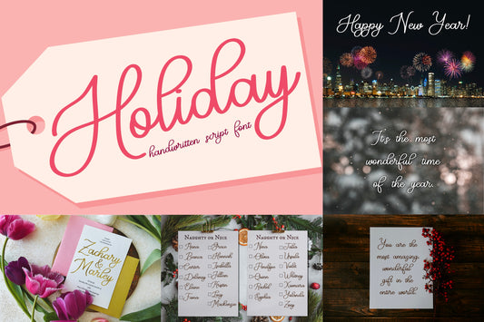 Script Font Bundle | Vol. 2 | 4 Fonts