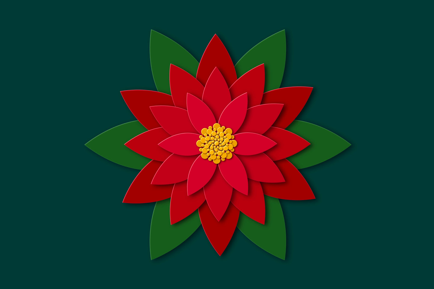 Geometric Flower Procreate Brush Stamps