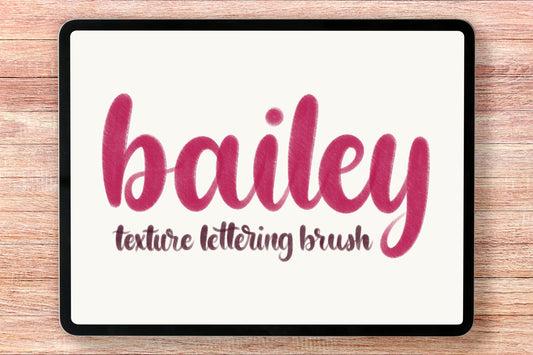 Bailey Procreate Lettering Brush