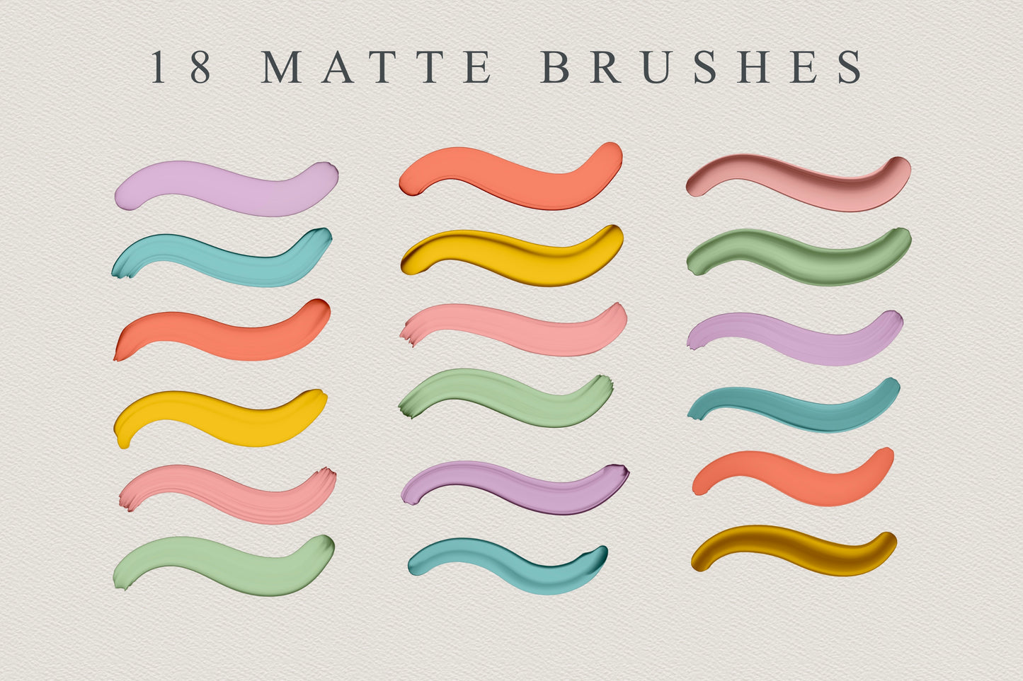 Thick Paint Brushes for Procreate