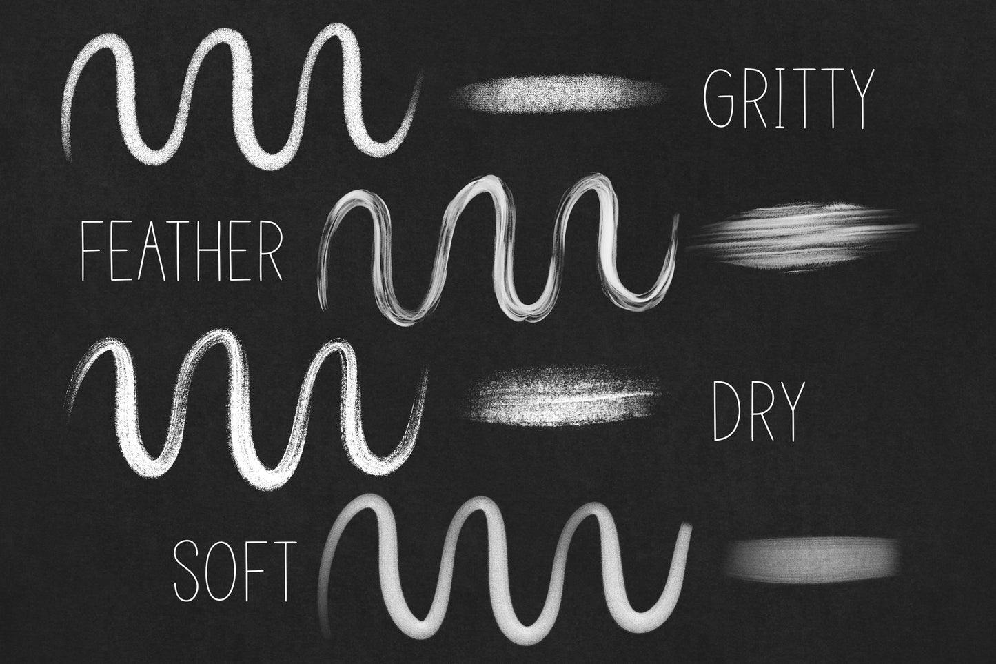 Chalk Lettering Procreate Brushes