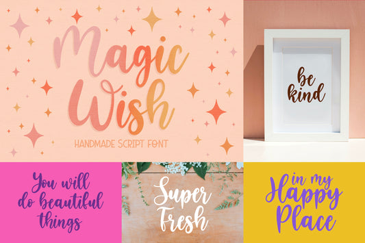 Script Font Bundle | Vol. 1 | 4 Fonts