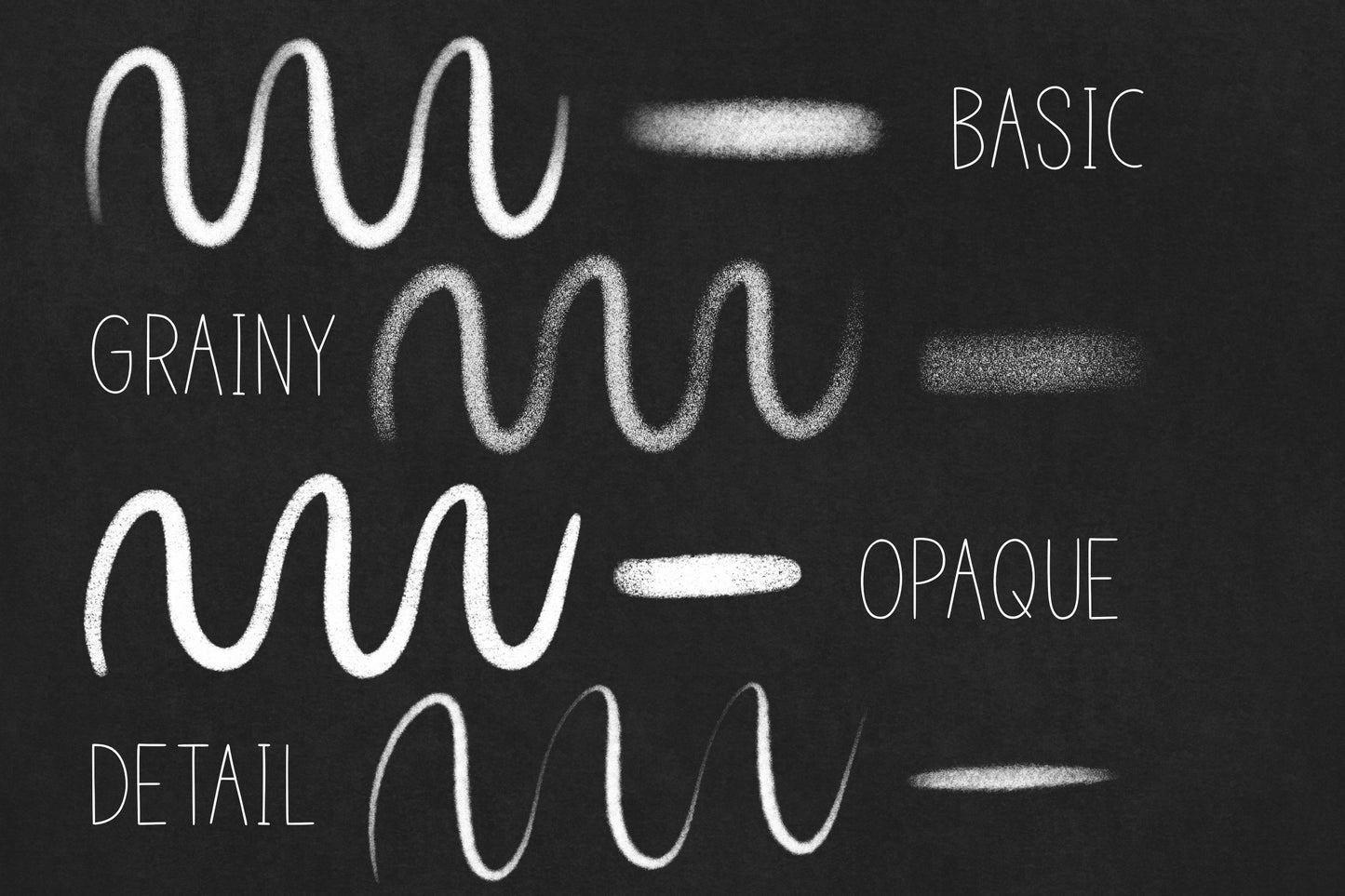Chalk Lettering Procreate Brushes