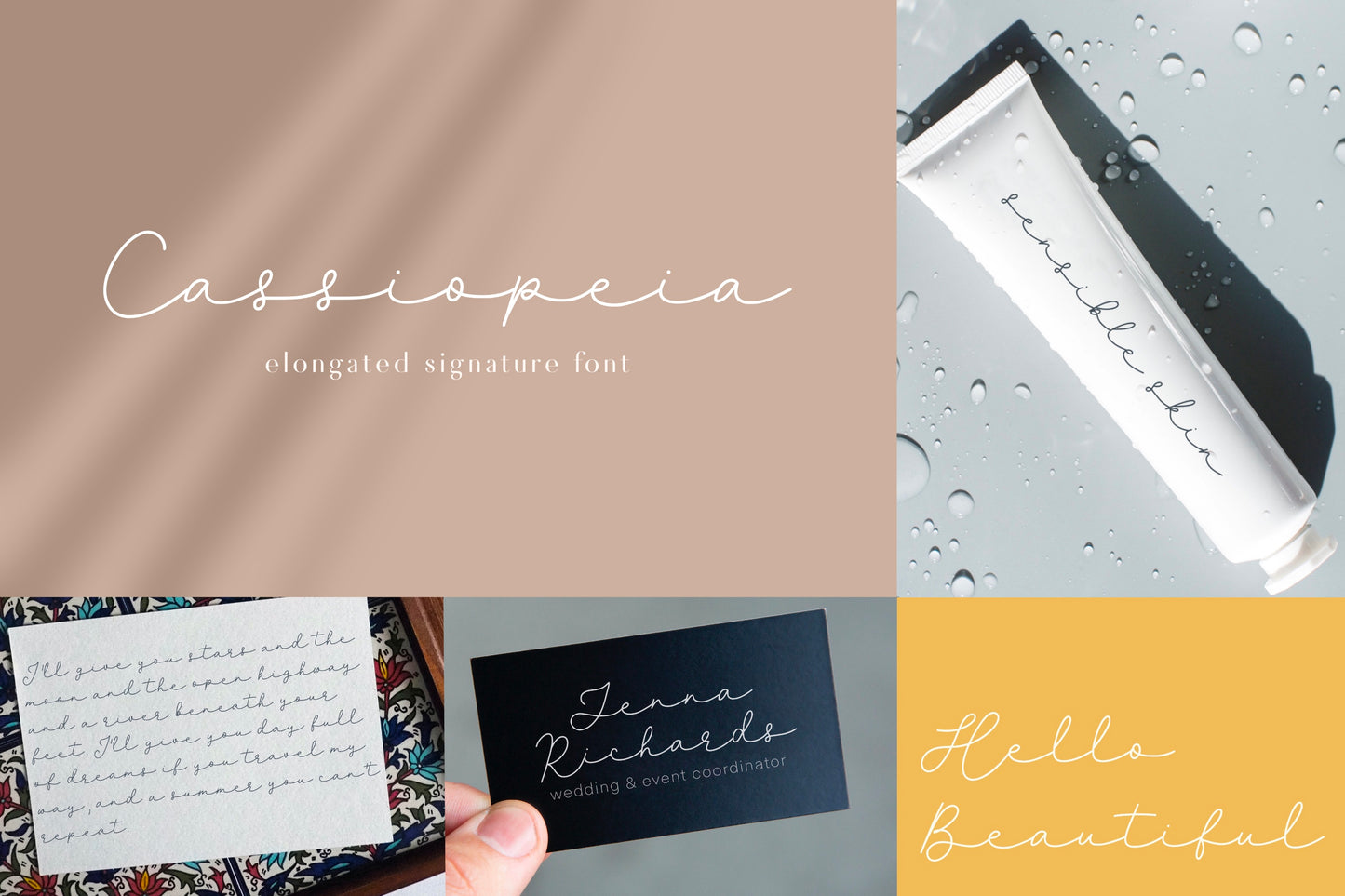 Script Font Bundle | Vol. 1 | 4 Fonts