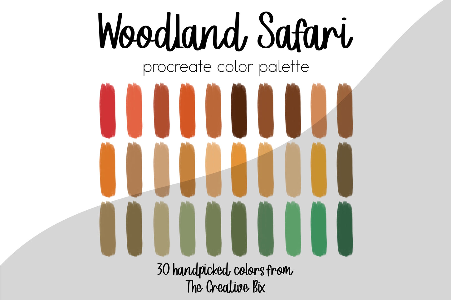 Woodland Safari Procreate Palette