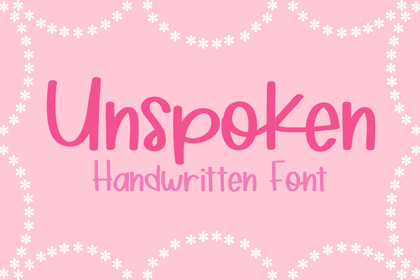 Unspoken Handwritten Font