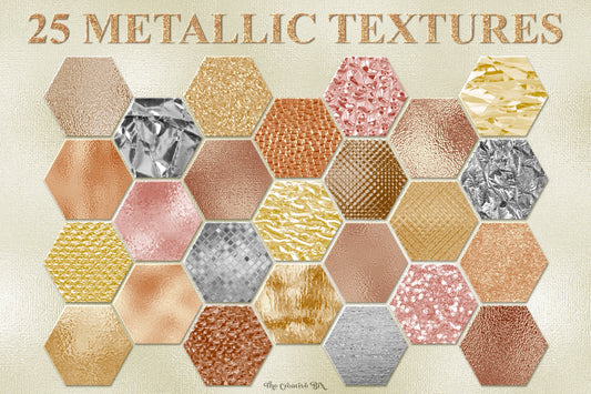 Metallic Texture Overlay Brushes