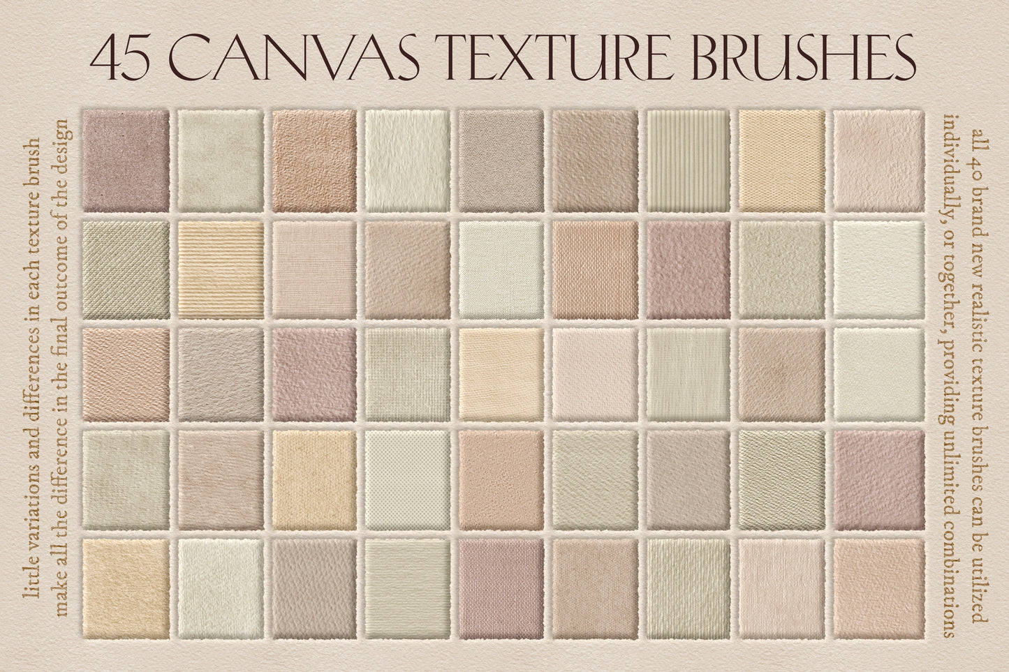 Fine Canvas Texture Brushes Vol. 2