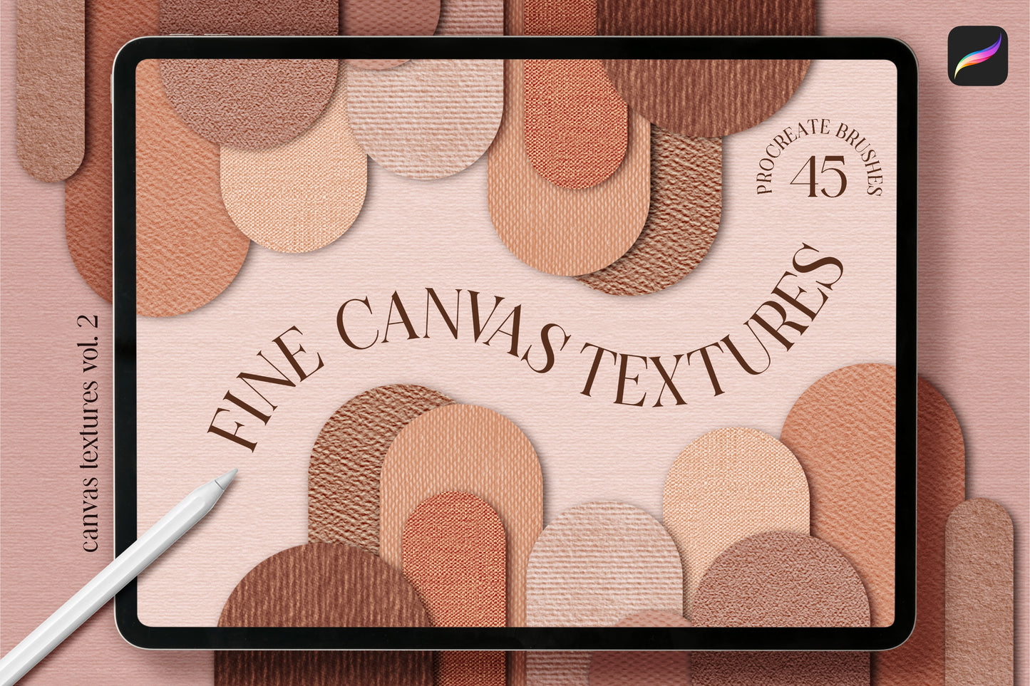 Fine Canvas Texture Brushes Vol. 2