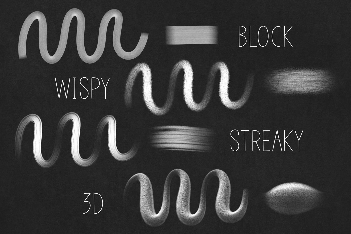 Chalk Lettering Procreate Brushes