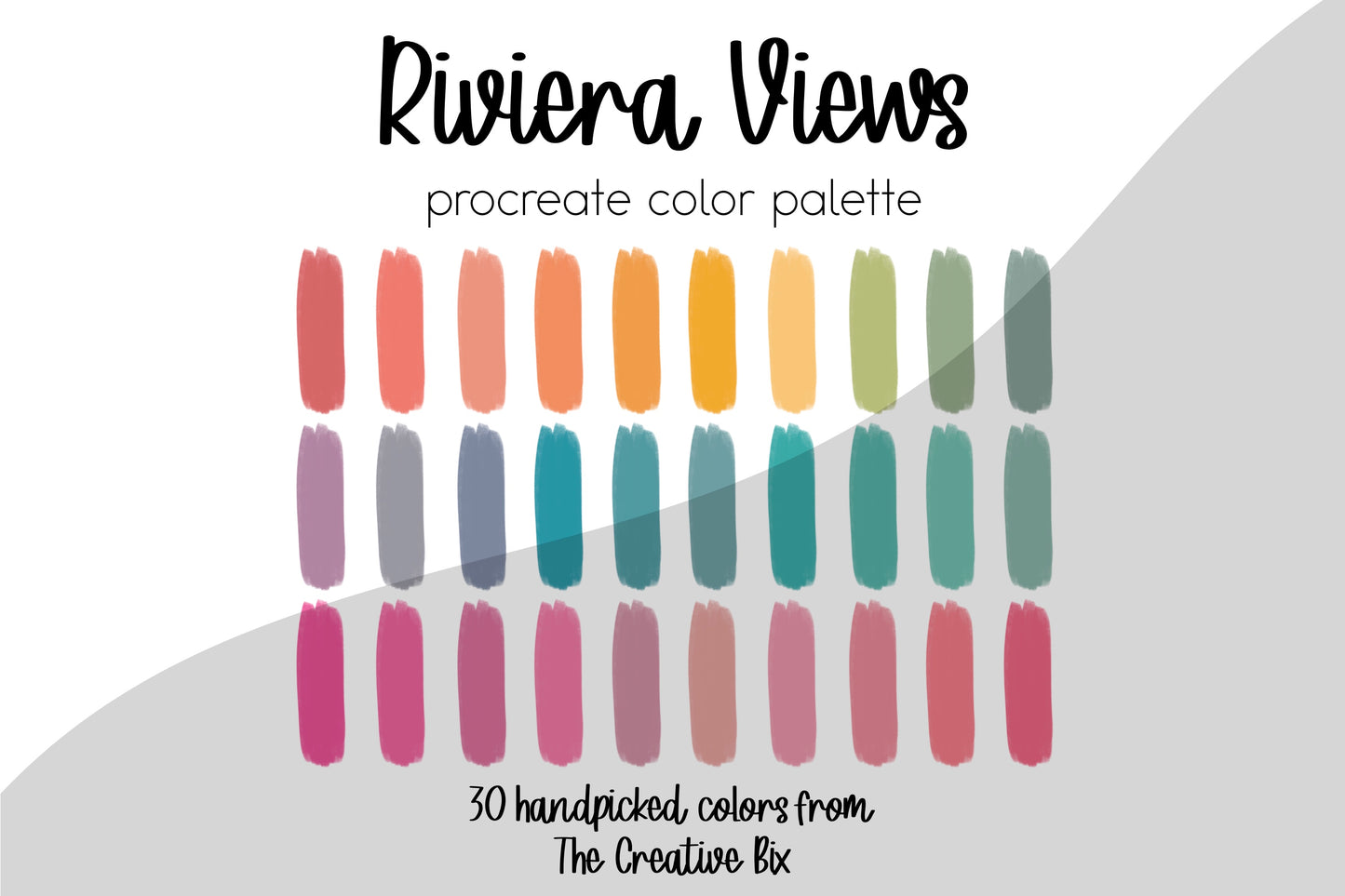 Riviera Views Procreate Palette