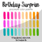 Birthday Surprise Procreate Palette