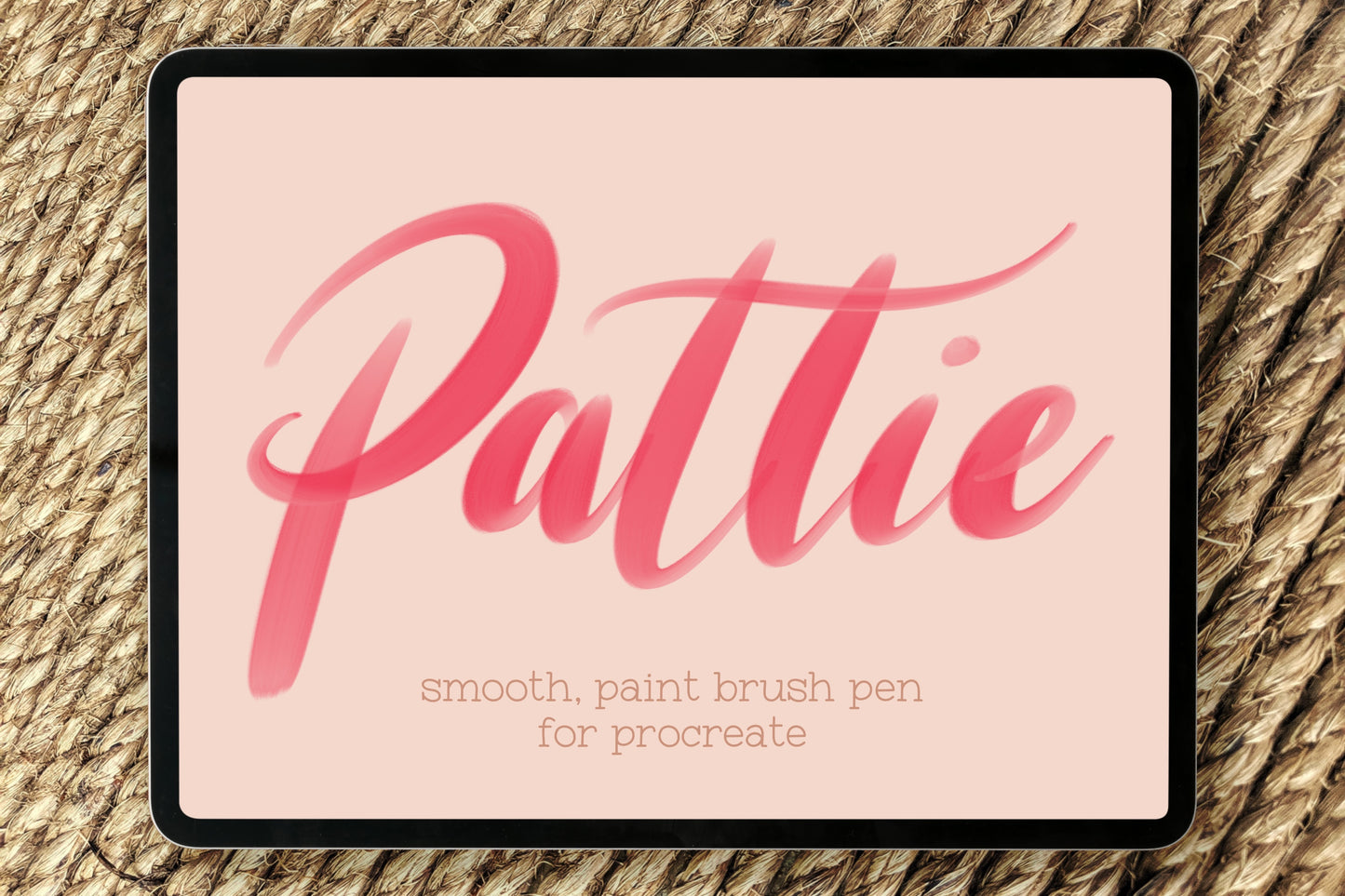 Pattie Procreate Lettering Brush