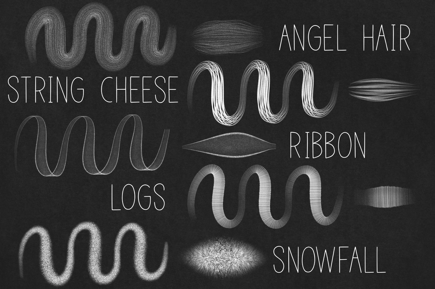 Chalk Lettering Procreate Brushes