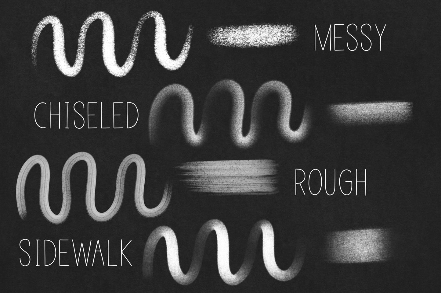 Chalk Lettering Procreate Brushes