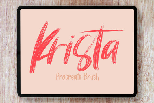 Krista Procreate Lettering Brush