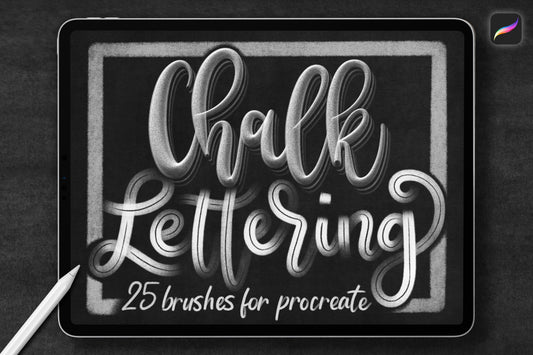 Chalk Lettering Procreate Brushes