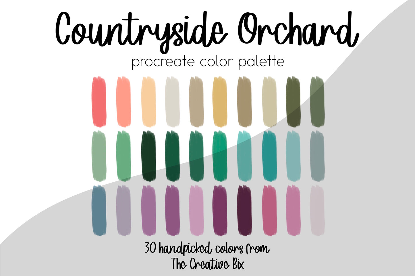Countryside Orchard Procreate Palette