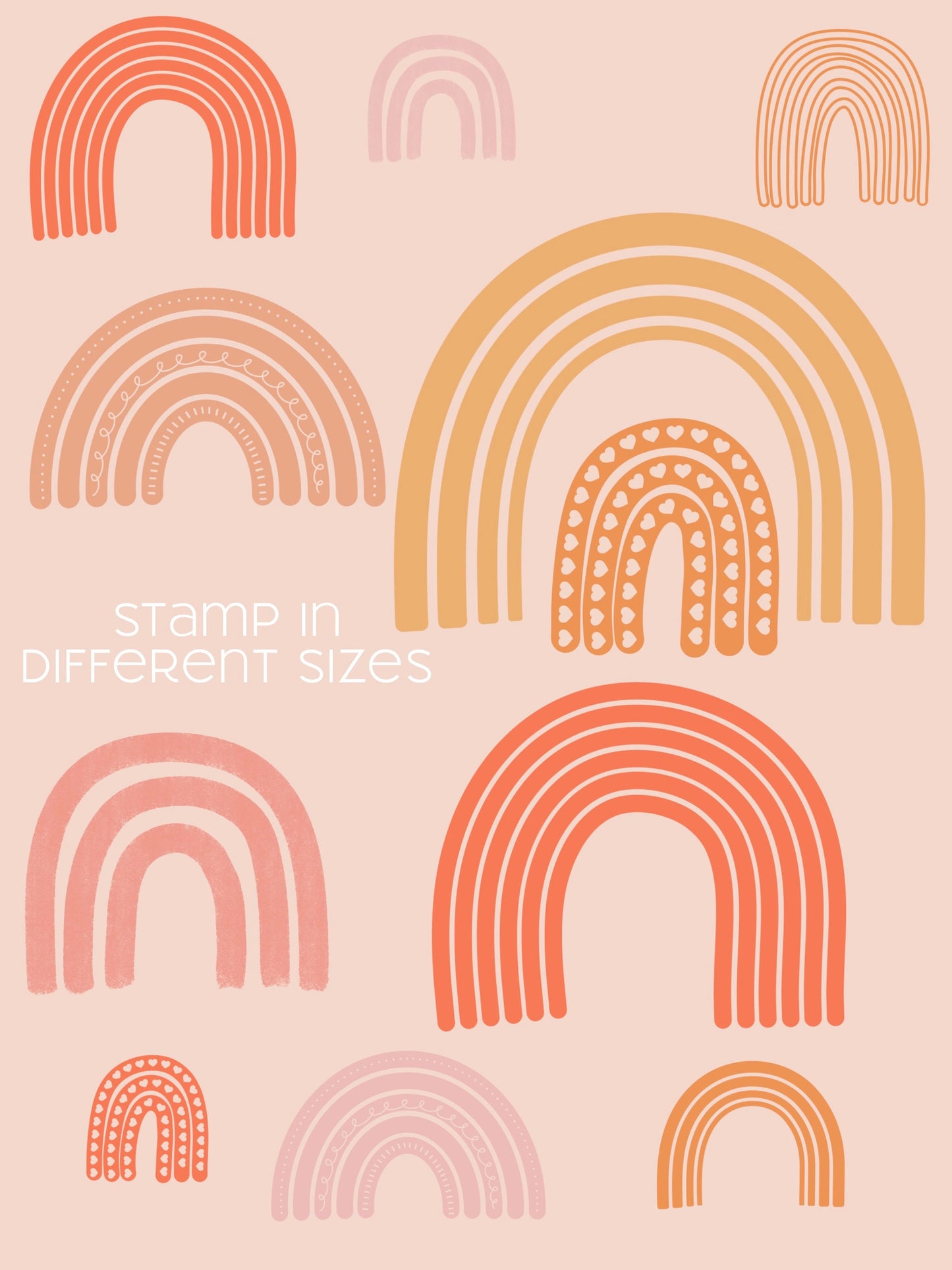 Rainbow Procreate Brush Stamps Vol. 1
