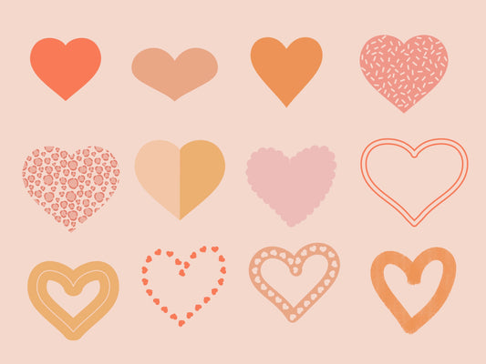 Heart Procreate Brush Stamps