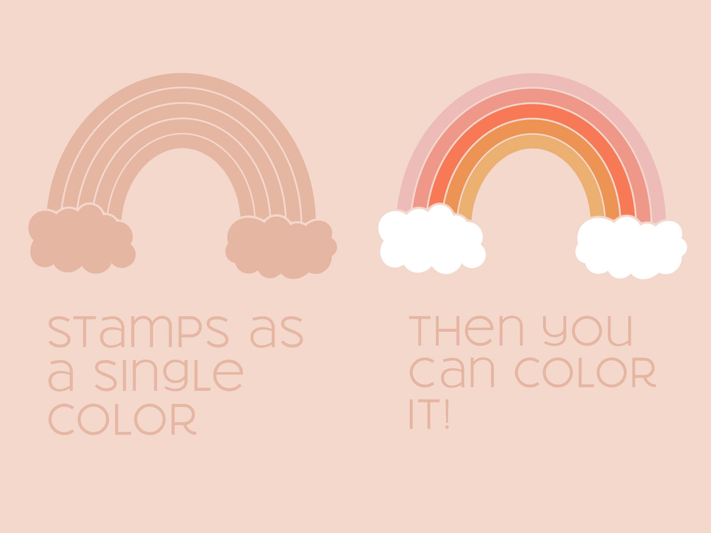 Rainbow Procreate Brush Stamps Vol. 2