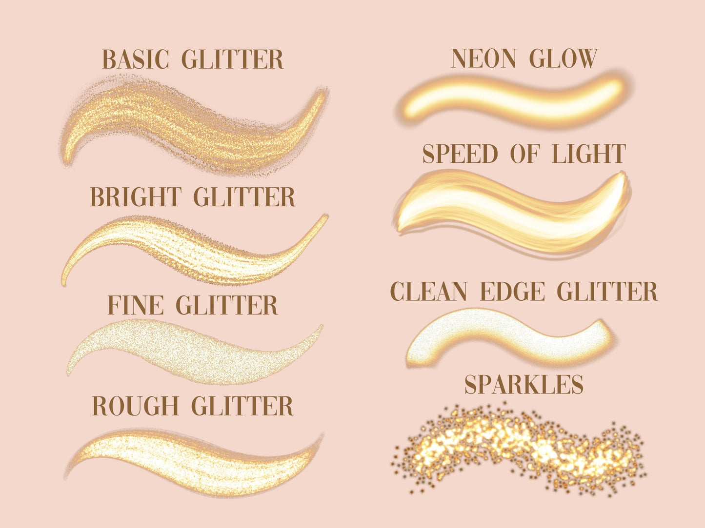 Glitter Procreate Brushes