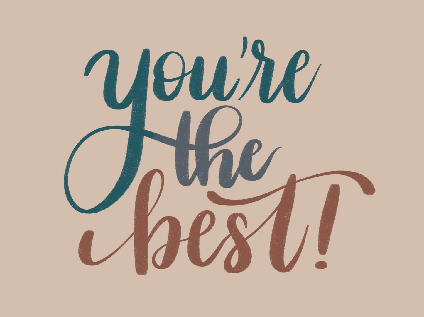 Scarlett Procreate Lettering Brush