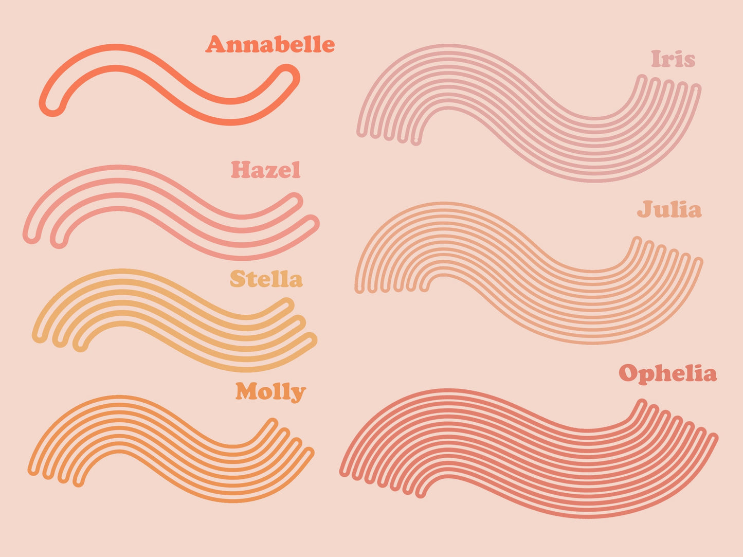 Multi Outline Procreate Brushes