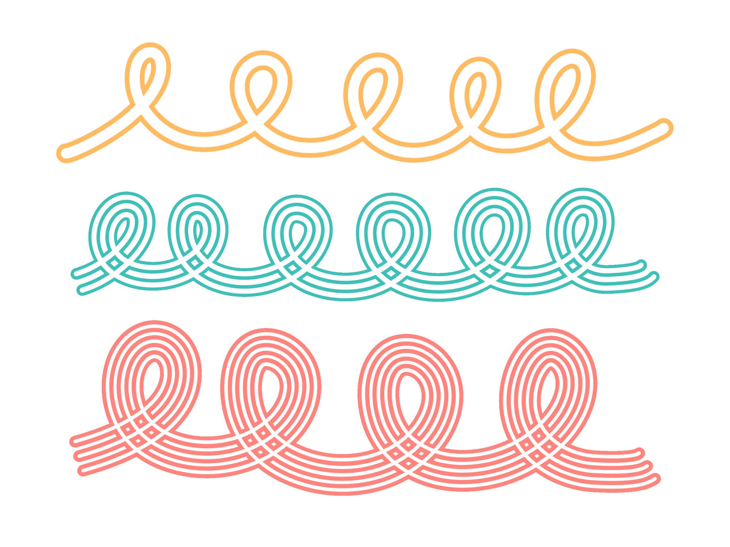 Multi Outline Procreate Brushes