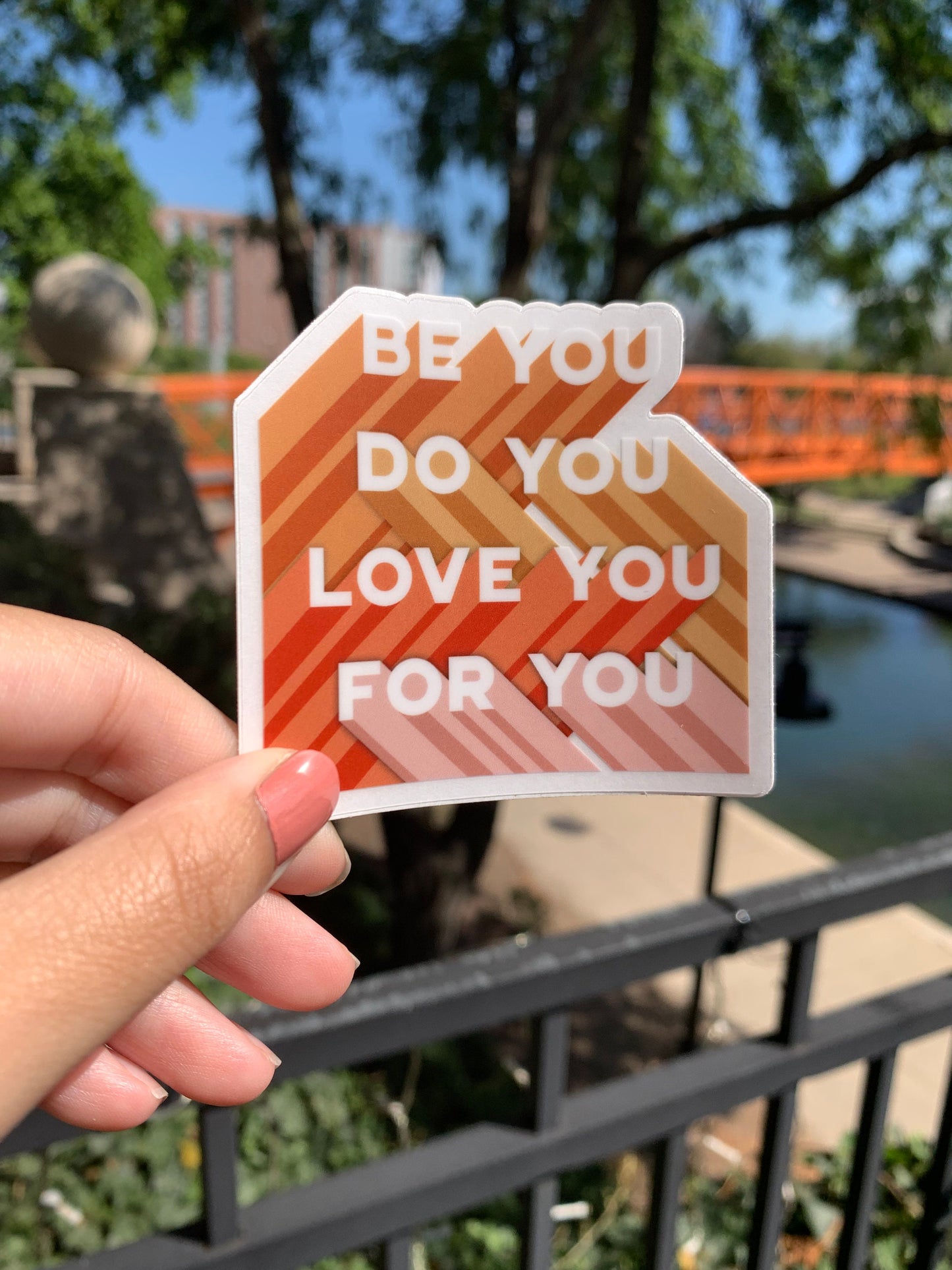 Be You Clear Sticker