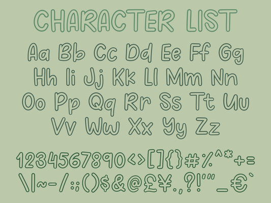 Elementary Handwritten Font