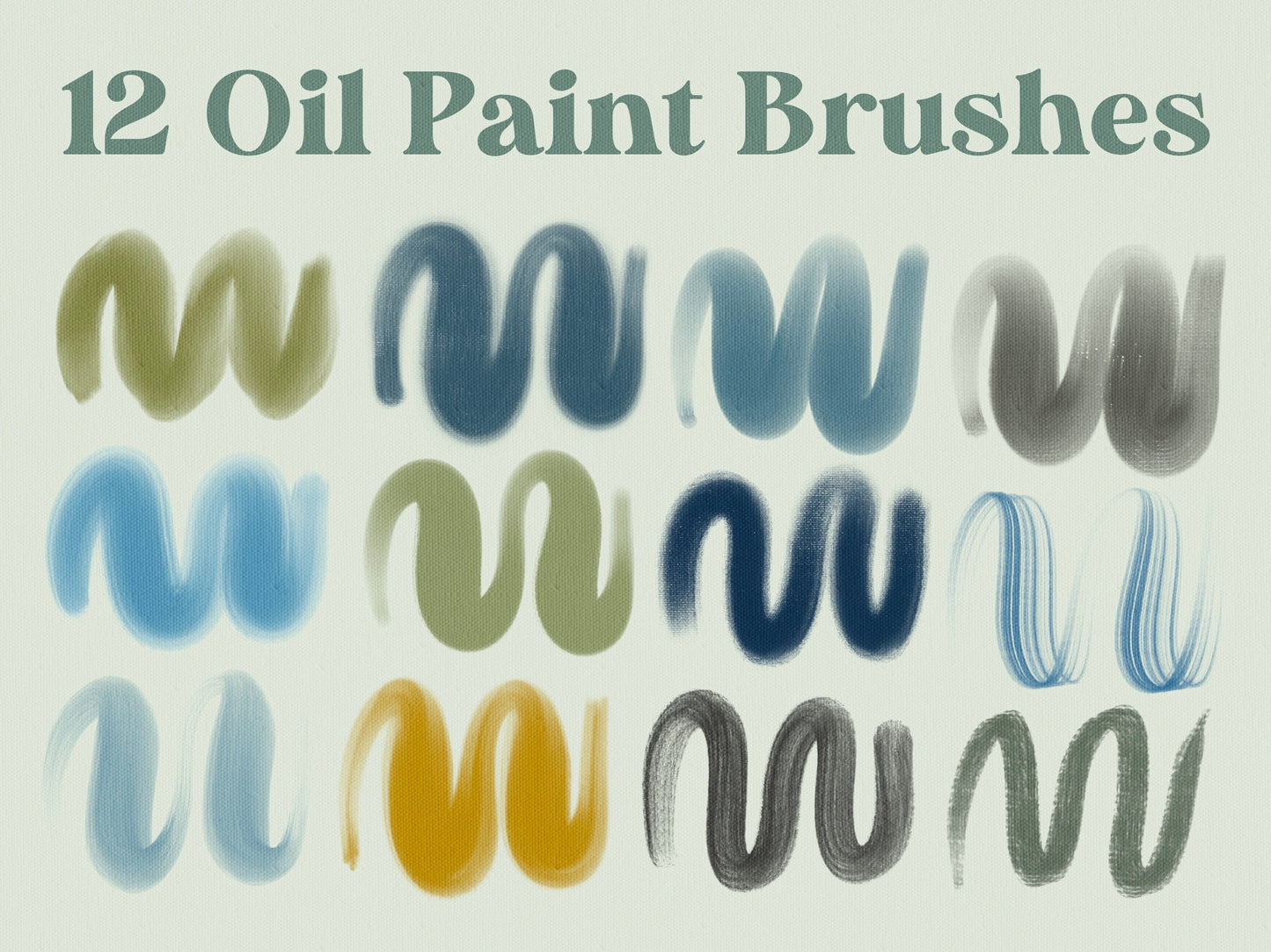 Easy Oils Procreate Brushes