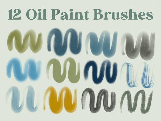 Easy Oils Procreate Brushes