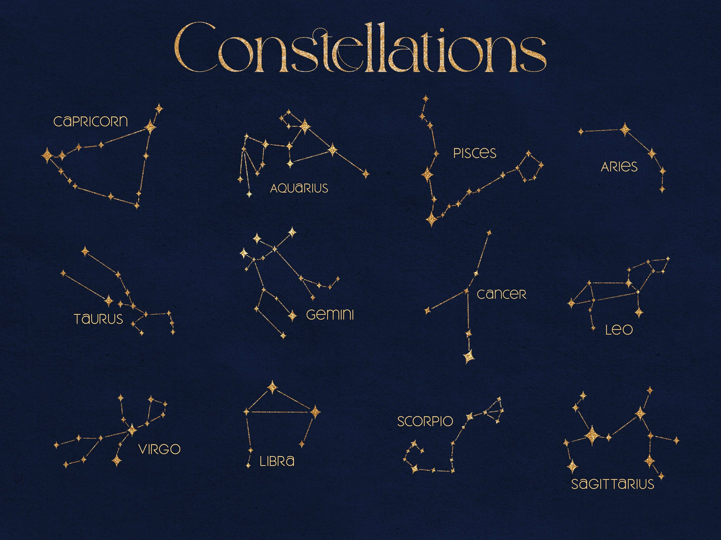 Zodiac Signs Stamps for Procreate