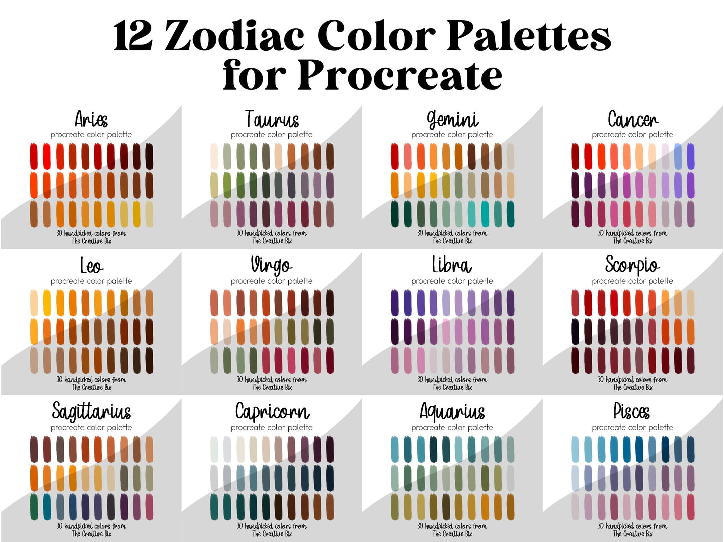 Ultimate Zodiac Procreate Bundle
