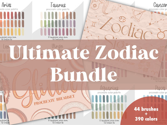 Ultimate Zodiac Procreate Bundle
